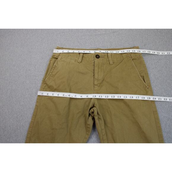 American Eagle Outfitters Pants Mens 31 X 32 Brown Chino Mid-Rise Straight Leg - Picture 5 of 7